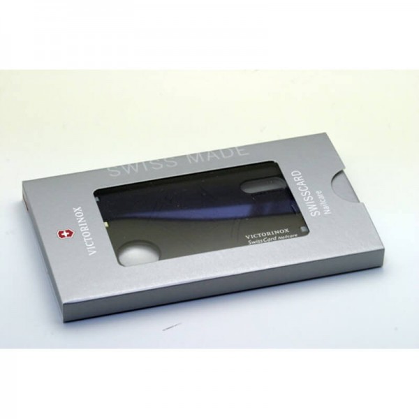 Victorinox SwissCard Nailcare, Card Multi-functional Negru